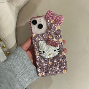 Hello Kitty Pink rhinestone Phone Case